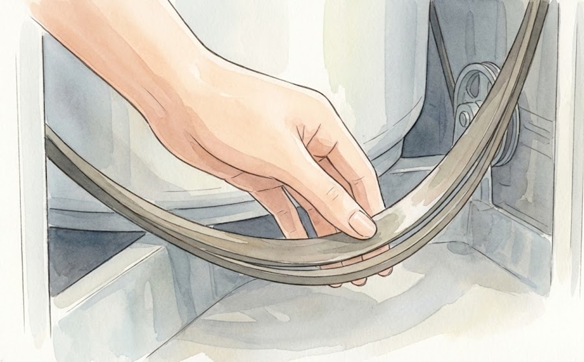 洗濯機ベルトの緩みの確認方法と回らない時の症状