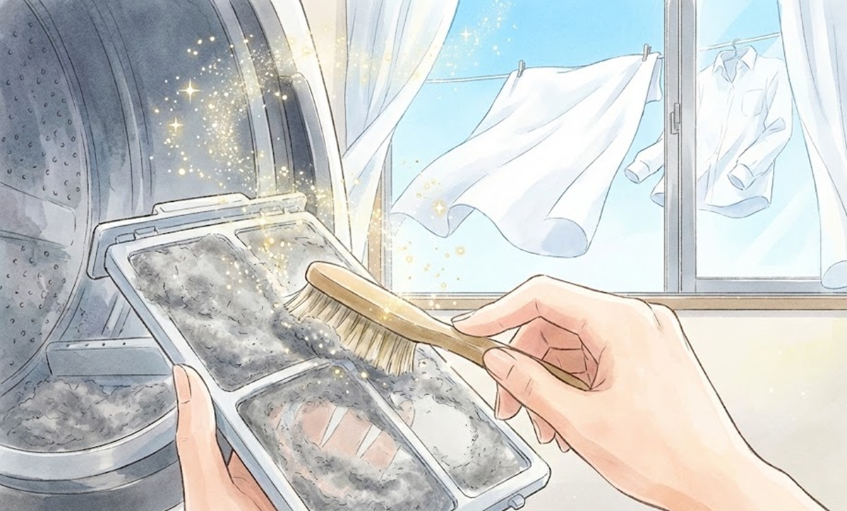 洗濯物の生乾きや乾燥運転の時間延長を防ぐ掃除