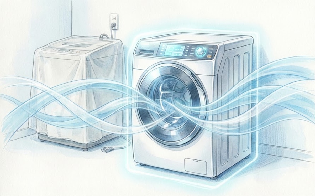 静かなインバーター搭載の洗濯機への買い替え