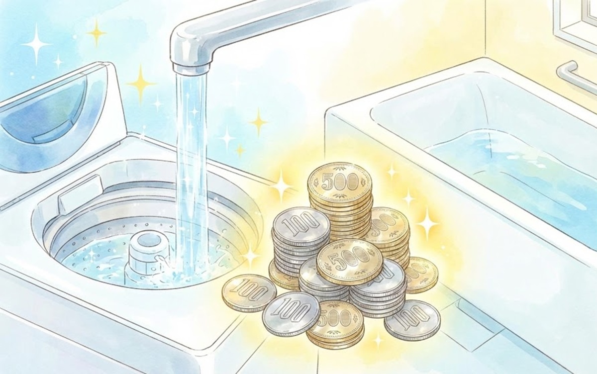 残り湯を使わず水道水で洗濯した場合の節約額と費用の真実