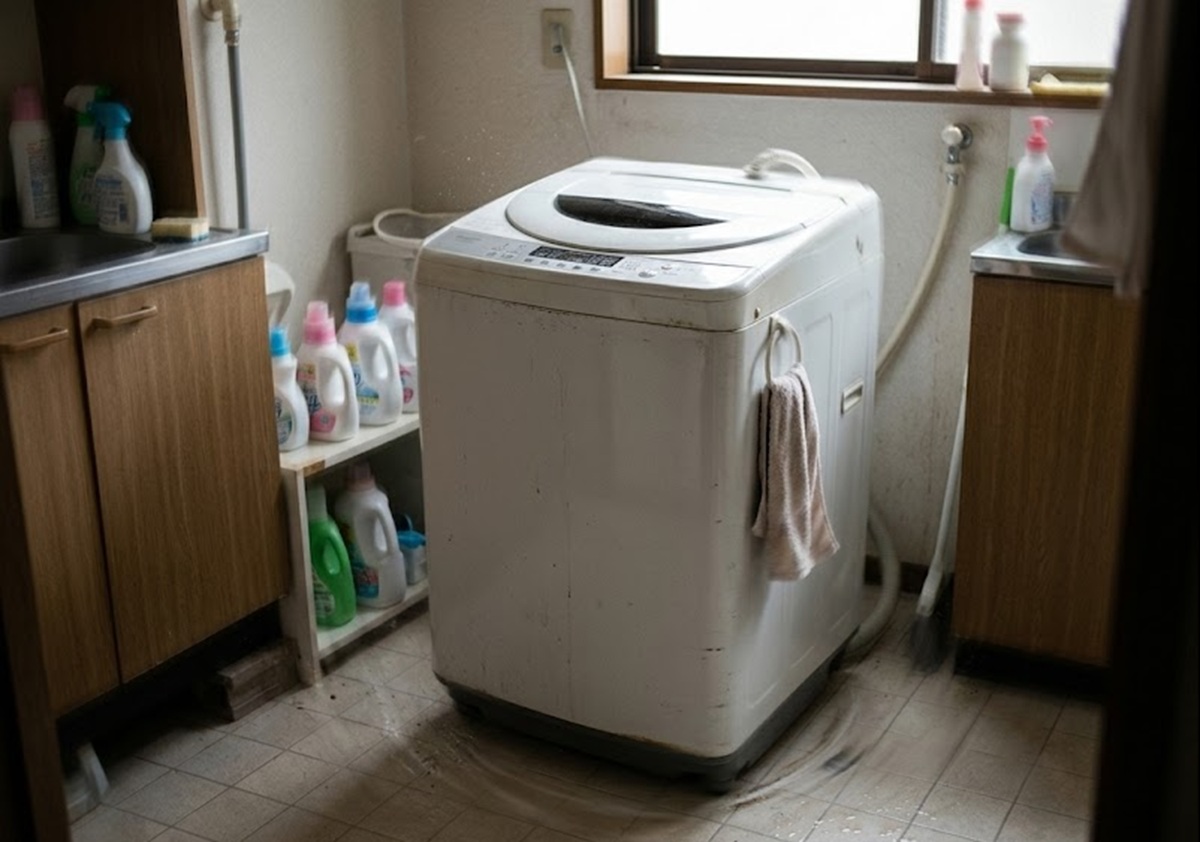 インバーターなし機種で起こる激しい振動