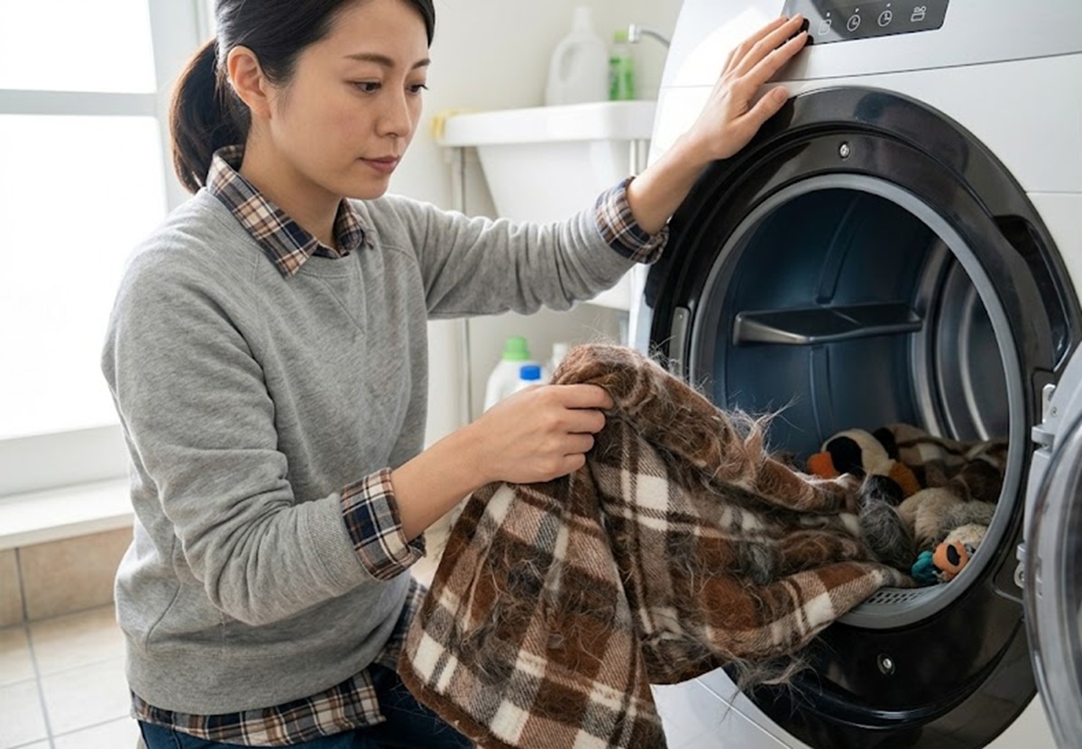 乾燥機を活用した洗濯前の抜け毛除去対策