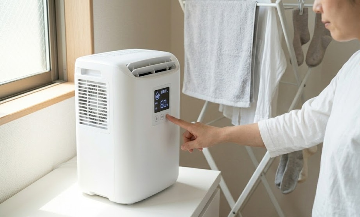 除湿機を併用し洗濯物の乾燥効率を上げるテクニック