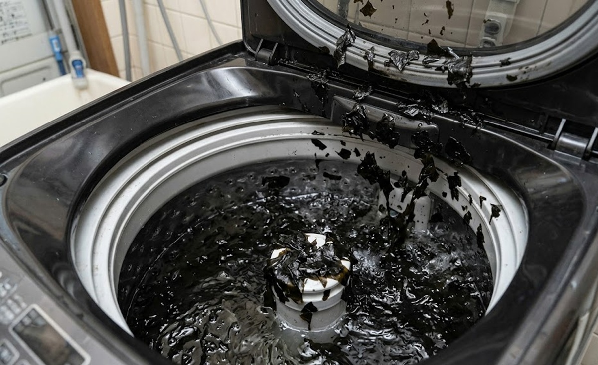 洗濯機から黒い「わかめ」が無限に出てくる理由とは